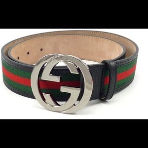 Gucci Web Belt